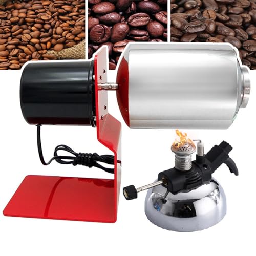 UPIKIT Tostatrice per caffè da 120 G per Uso Domestico, Macchina per Tostare Il caffè Elettrica per Uso in Caffetteria, con Forno di Riscaldamento, Macchina per Tostare Noci di Castagne,110V