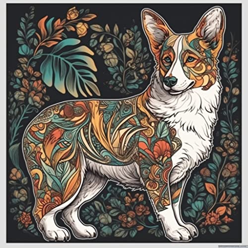 Image of Yoonek Graphics Welsh Corgi Welsh Corgi Dog Vinyl Decal Sticker for Car, Laptop, Tumbler, More. #009872-8