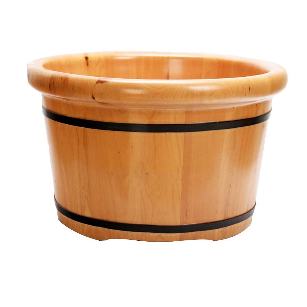 Buy JZLRHUS Wooden Barrels Pedicure Basin Foot Bath Barrel Foot Bath