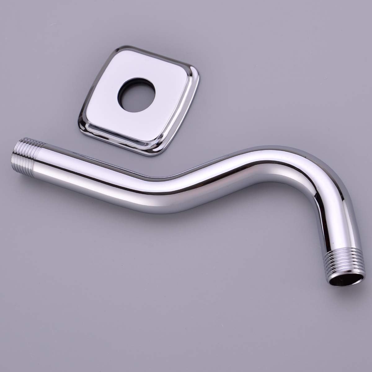 VICTAC 10" Inch S Shape Angled Heavy Duty Shower Arm with Flange, S-Shape Stainless Steel Curved Shower Arm Wall Mounted 1/2-Inch Pack of 1 (B0CCDWNGZP) Amazon Price History, Amazon Price Tracker