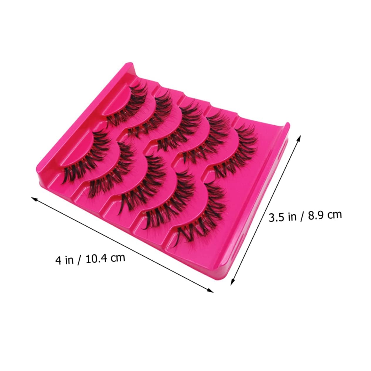 Beaupretty Lot De 4 Faux Réutilisables Moelleux Et Moelleux Pour Le Maquillage Kit D'extension De Naturels Faits À La Main 15 Paires X 4