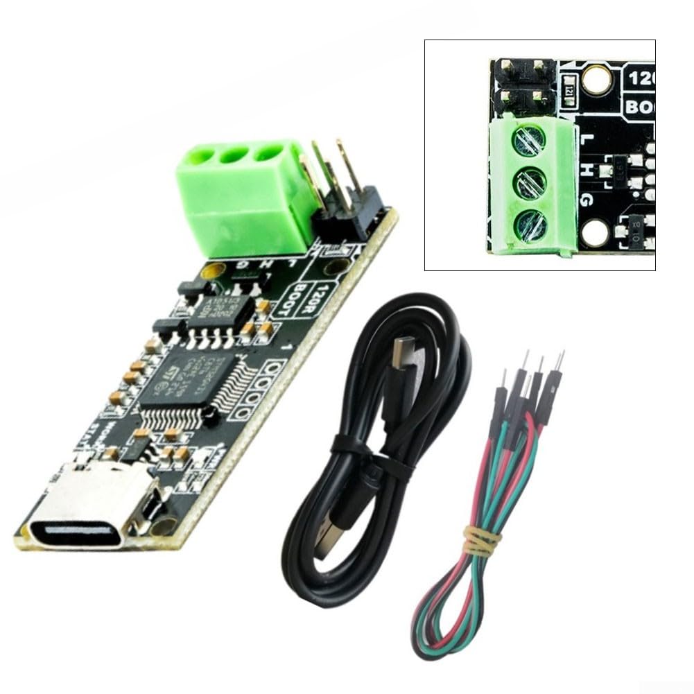 Für mks CANable V2.0 Pro USB auf CAN Analyzer, industrieller Debugging Adapter mit 5,7 kV Isolierung, kompatibel mit Raspberry Pi und Motorsteuerung (CANable V2.0 Pro S)