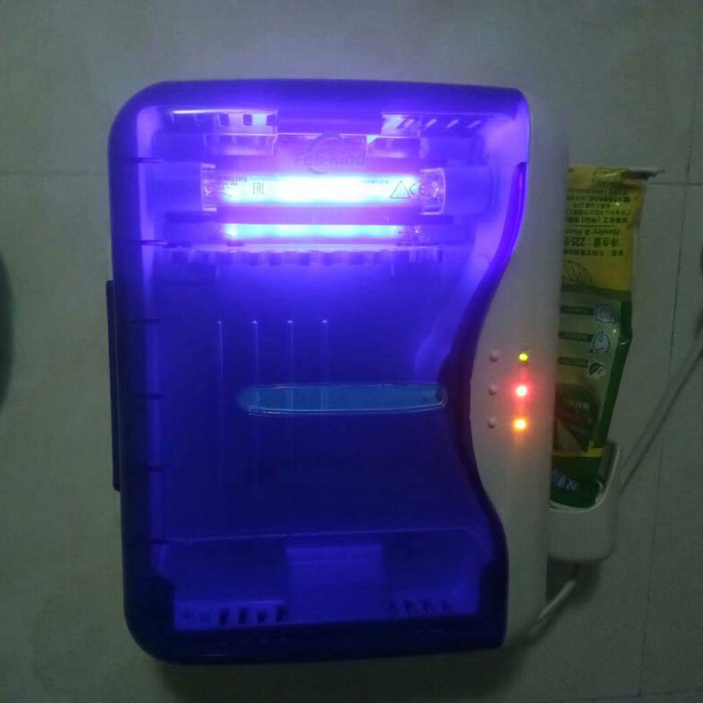 TJH - Sterilizzatore Intelligente per spazzolino da Denti, con Supporto per dentifricio, Montaggio a Parete, per Gioielli da Bagno