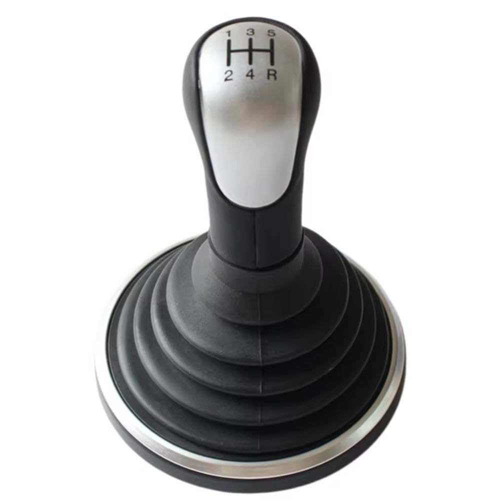 POANBCGY 5/6 Speed Car Gear Shift Knob for Fiesta MK6 Connect Fusion 2002-2008 Auto Parts(Silver Pen and Case)