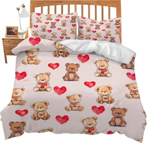 NDXRWDZR 布団セット バレーボール 枕カバー付寝具 柔らかい 通気性 抗菌 防臭 防ダニ ポリエステル布団カバー 190x210 cm + 2 枕カバー 43x63 cm