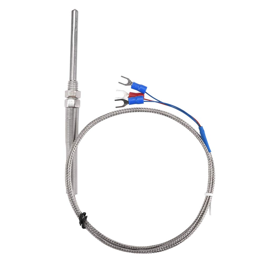 Cikonielf Sonde Thermocouple M8 Filetage Type K Thermocouple 100mm Sonde Capteur De Température