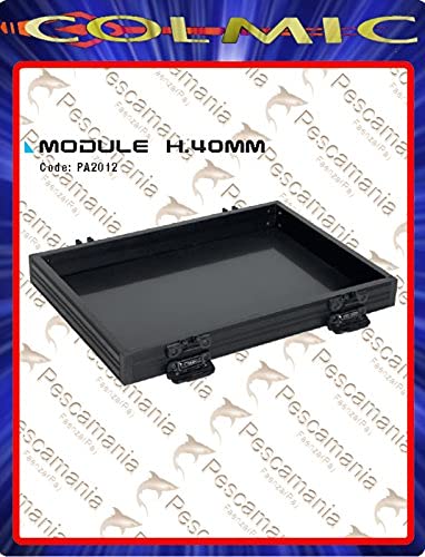  Colmic Panchetto Paniere da Pesca Module H.40MM Altezza 40 mm Leggero Comodo con Cassetti