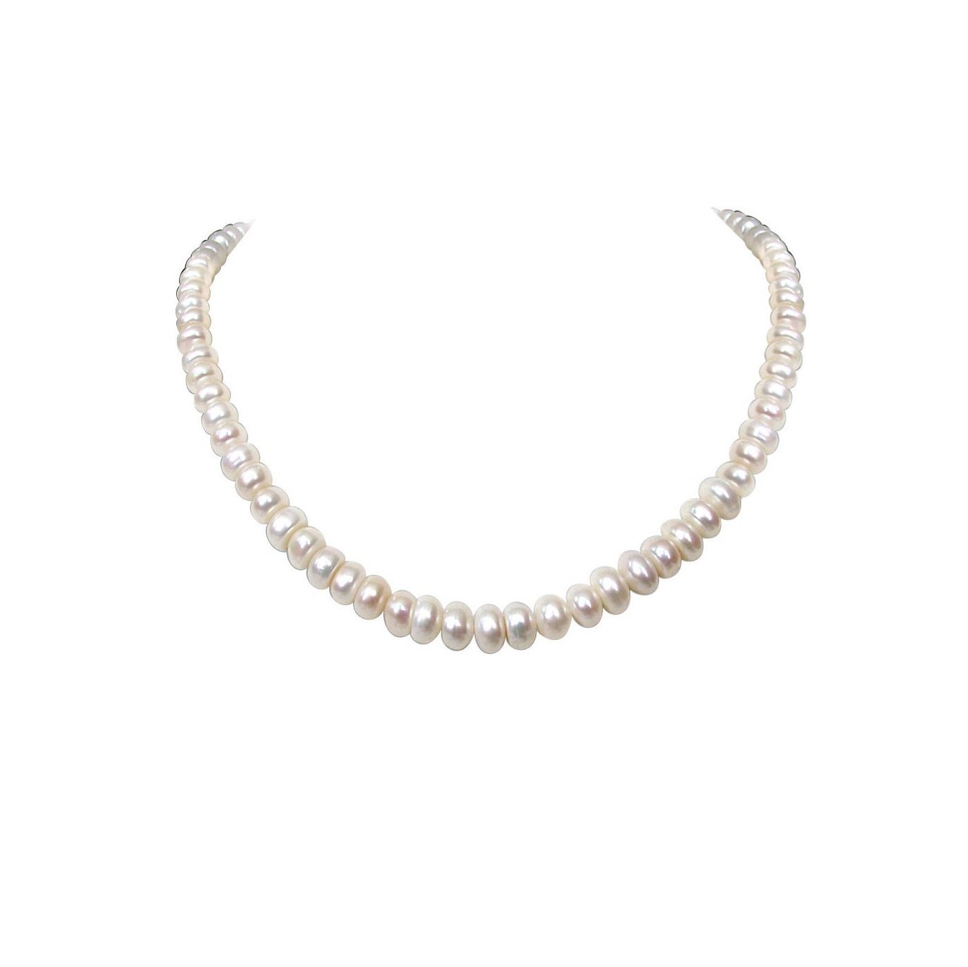 SURATDIAMOND Single Line Real Freshwater Pearl Necklace for Women (SN123) (B00JP962BS) Amazon Price History, Amazon Price Tracker