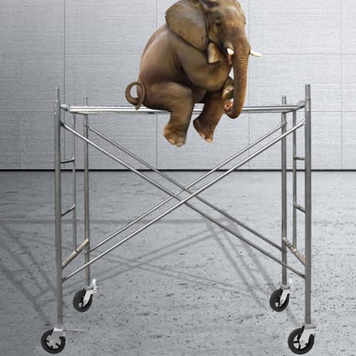 image for OK5STAR 8 Inch Scaffolding Wheels, Scaffold Caster with Dual Locking B