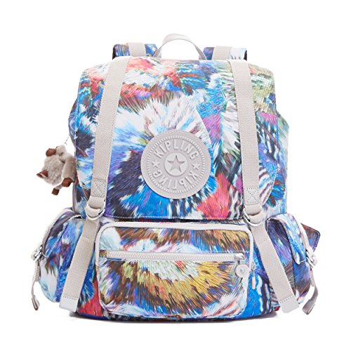 Kipling Mochila estampada Joetsu, Respingo de cor borboleta, One Size