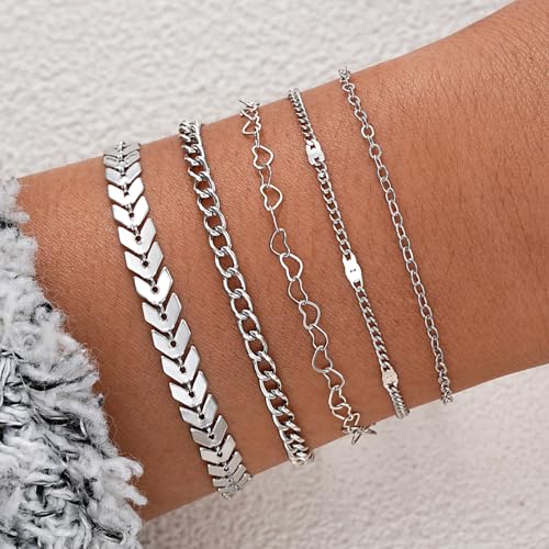 Image of Fesciory 14K Gold Plated Ankle Bracelets Sets For Women, Adjustable Layered Infinite Anklet, Summer Beach Butterfly Star Foot Chain Jewelry Gifts
