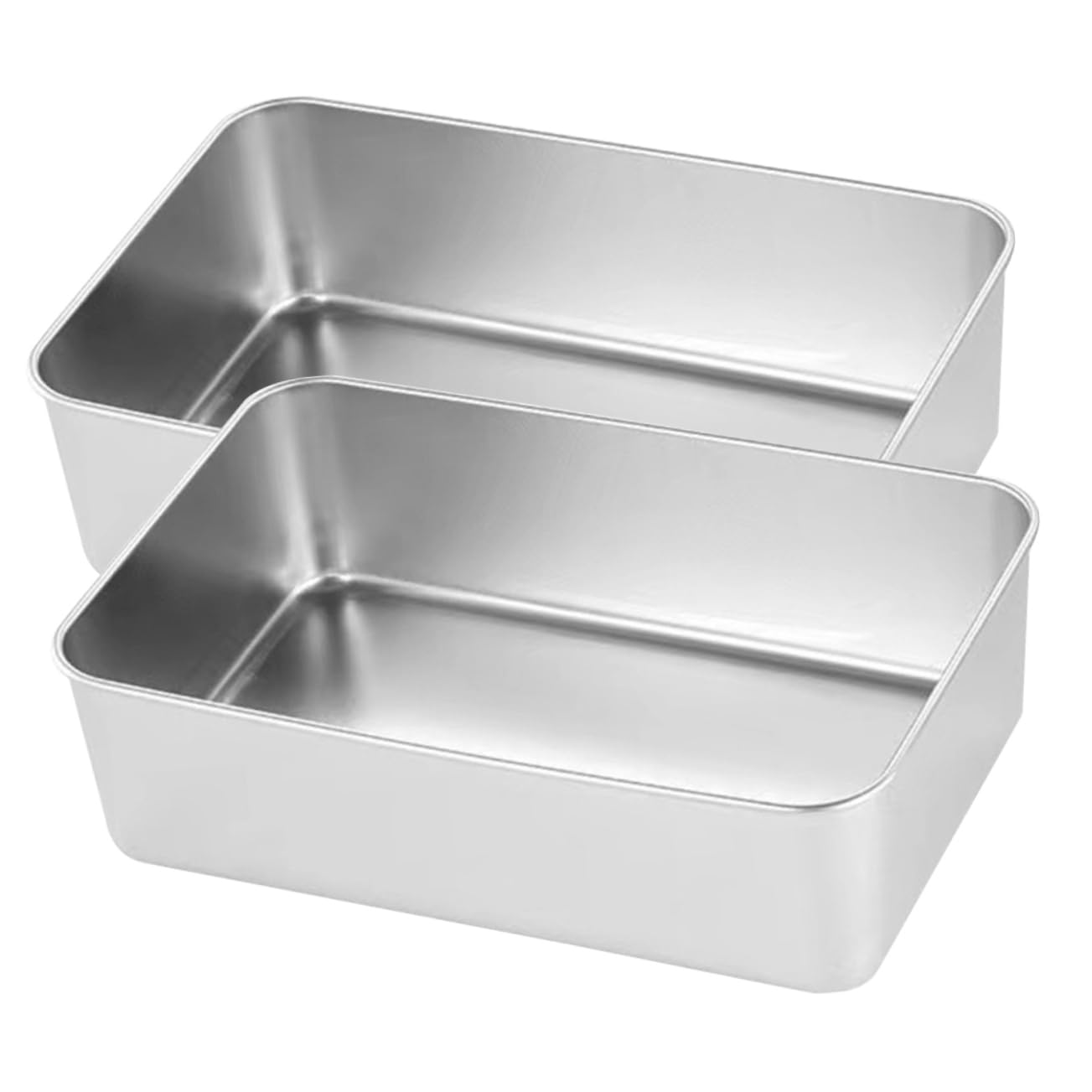 PRETYZOOM 10 Pièces Assiette De Tiramisu Poêle à Frire Plaque De Cuisson Moules à Pâtisserie Rôtissoire Cuisson Du Moule à Moules à Gâteaux Accessoires De Pâtisserie Acier Inoxydable