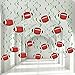Nezyo 30 Pcs Football Party Hanging Swirls Football Party Decor Sports Hanging Spirals Game Day Hanging Swirls Football Party Streamers for Football Clubs Baby Shower Birthday Party Home Decor