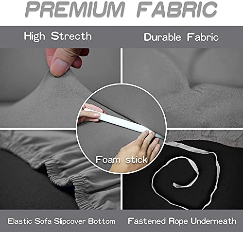 SUNSKYOO 1-4 lugares Capa de sofá espessamento de veludo de milho de alta qualidade à prova d'água,