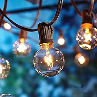 ZONJIE G40 LED Kültéri Izzók E12 Foglalattal, Fényerőszabályozható, 25 db Meleg Fehér 2700K, Energiatakarékos Törésálló 0,6W Kerti Világítás 8