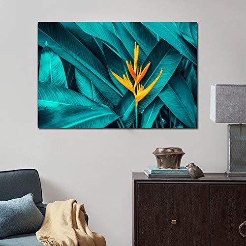 Affiche moderne nature verte pour créer une ambiance zen dans votre décoration de chambre