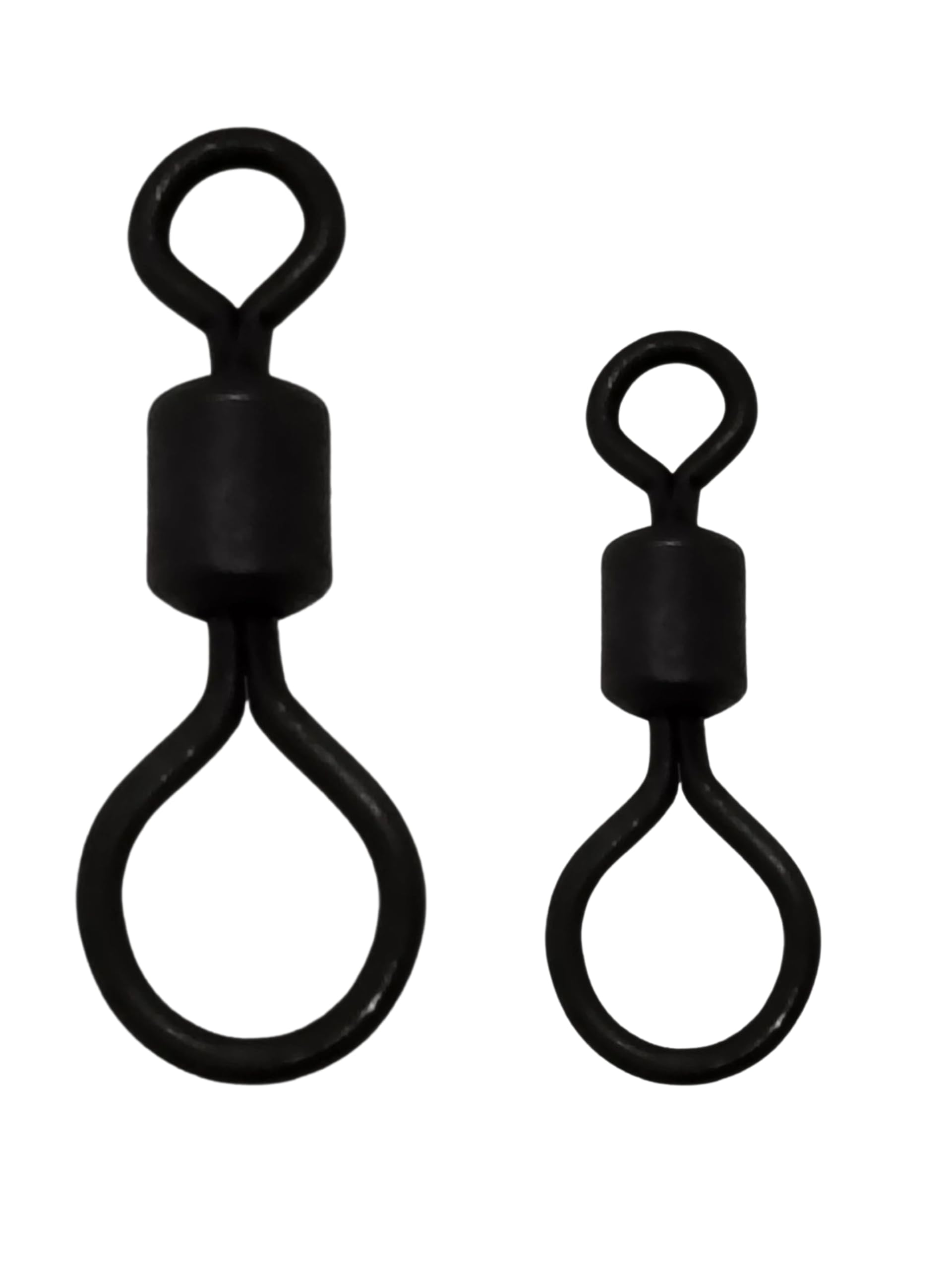 End Tackle BIG EYE Heli Swivel, Size 8 and 11 Black Fishing Tackle (100, 11)
