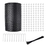 Vogelschutznetz Gartennetz 2.3 m x 20 m Teichnetz, Gartennetz, Vogelschutz-Netz, Pool Netz, Obstbaumnetz, Vogelabwehr-Netz, Laubnetz (Schwarz)