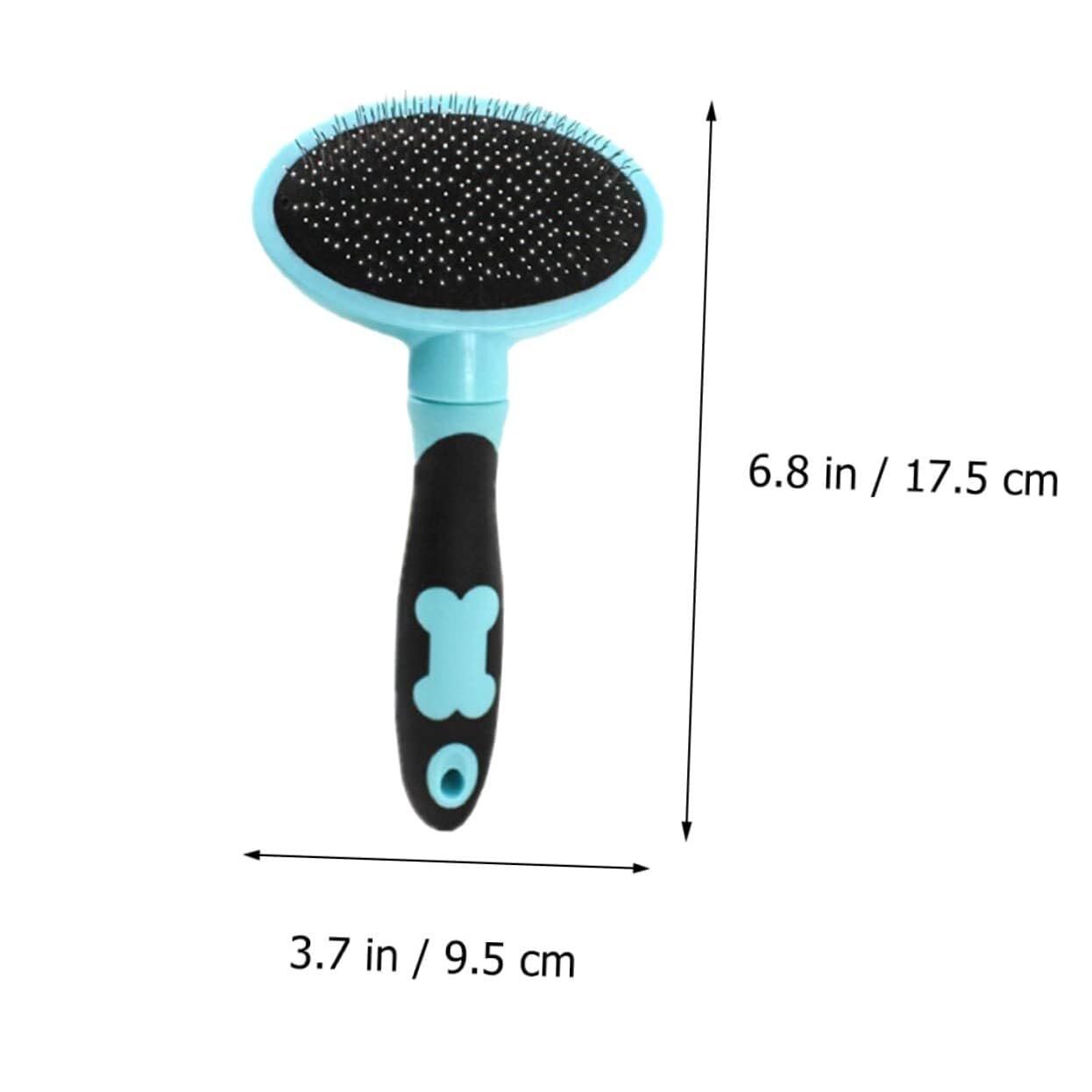 POLGDW 2 szt. Pet Petg Cat Comb Brush Pet Comb Cat Hair Brush Pet Hair Dog Brush dla zwierząt domowych szczotka do masażu Grzebień do podszerstka dla kota Narzędzia kosmetyczne Szczotka parowa dla kot