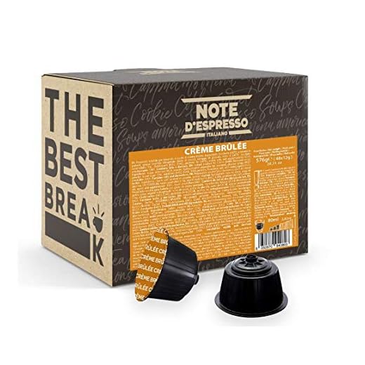 Note d'Espresso - Crème Brûlée - Cápsulas compatibles con Cafeteras NESCAFE'* DOLCE GUSTO* - 48 caps