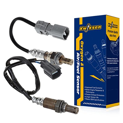 Kwiksen Heated 2Pcs Air Fuel Ratio O2 Oxygen Upstream and Downstream 234-9041 234-4149 Sensor 1 Sensor 2 Replacement for tC 2.4L 2005 2006 2007 2008 2009 2010