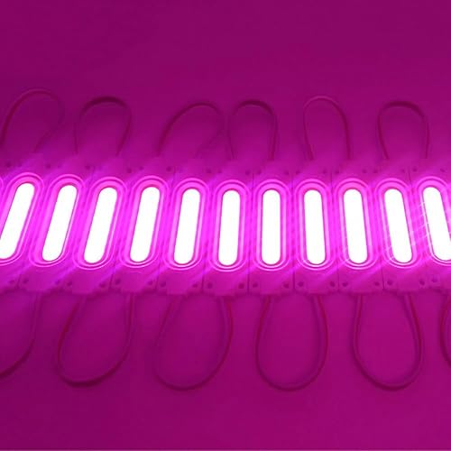 Miniatura 2 de JORAY DC 12V Módulo COB LED rosa MAX2.5W Inyección de ventana de escaparate IP67 CRI 90 Luz regulable para caja de publicidad 20PC por cadena (rosa)