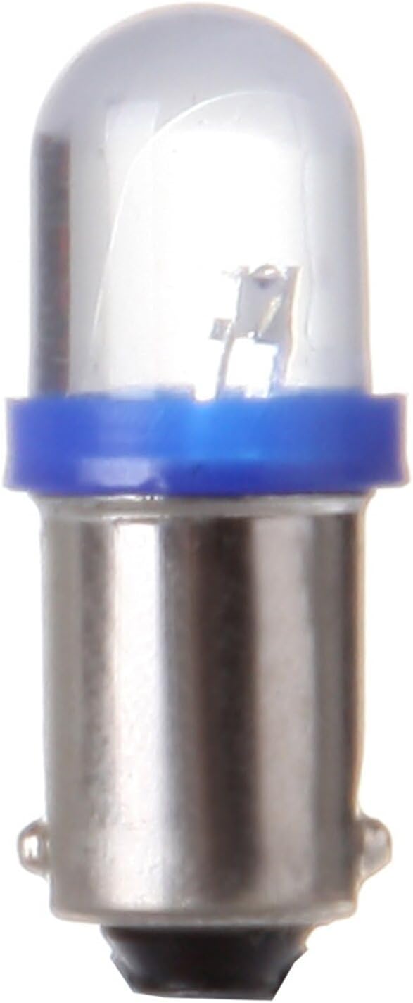 cciyu 10 Pack Blue BA9S 57 Bayonet LED Bulb Gauge Cluster Instrument Panel Light Lamp