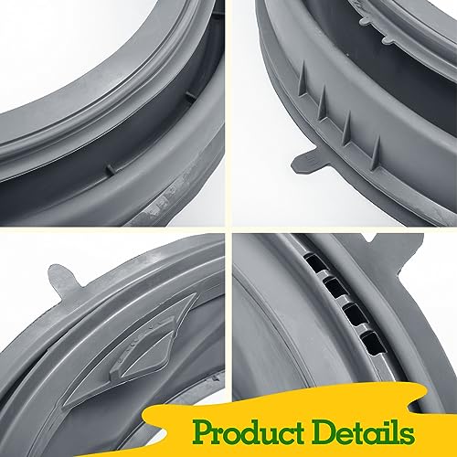 Image of [2026] WPW10381562 W10290499 Door Seal Compatible with Maytag Whirlpool Washer Bellows, Replaces Whirlpool Duet Washer Door Seal Parts WFW9150WW00 WFW9151YW00 WFW9250WW00 WFW9351YW00