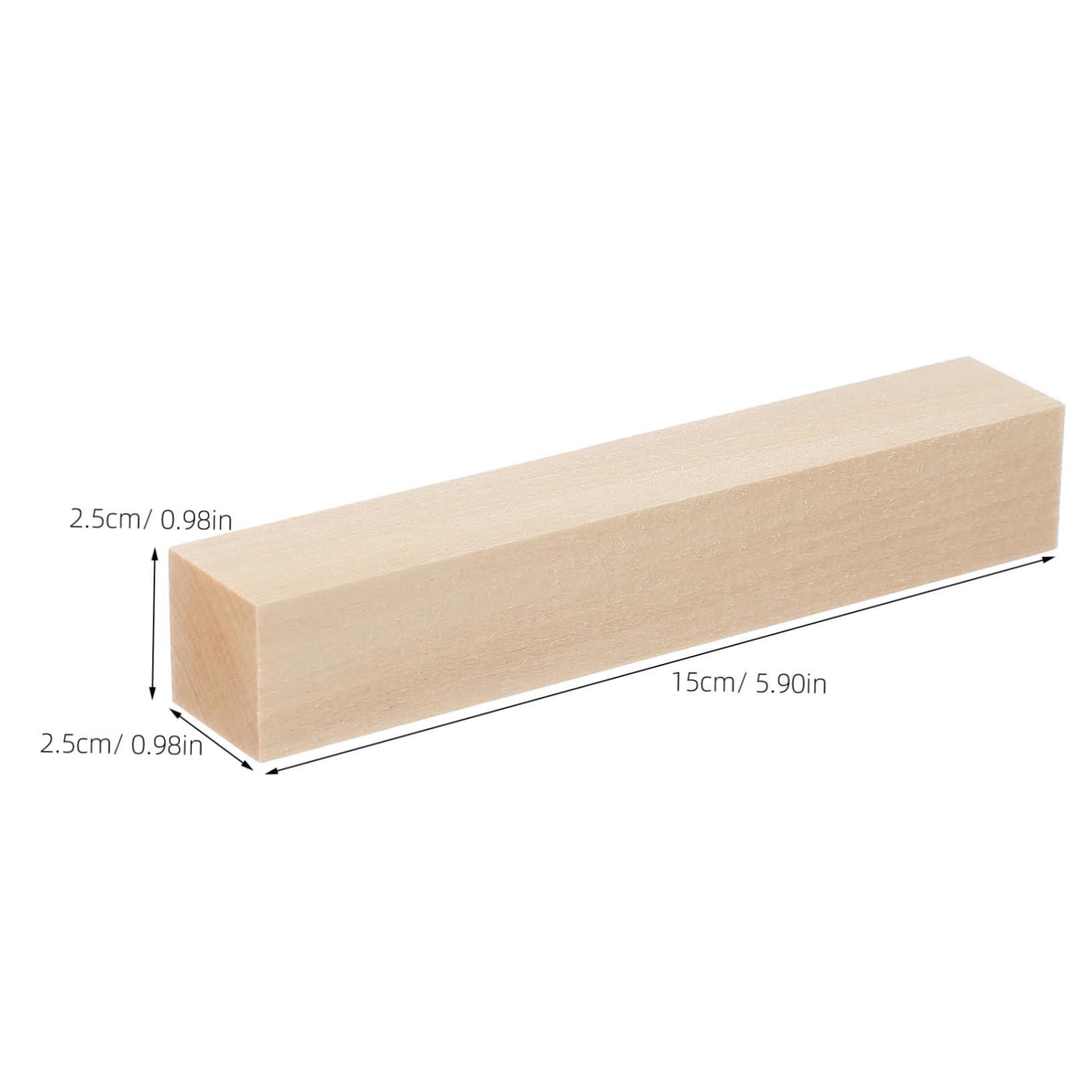Varillas de Madera para Manualidades para Crafters 16 Piezas Beige