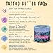 VITIUM Tattoo Butter – Tattoo Aftercare Balm with Organic Plant-Based Ingredients – Deep Moisturizing & Brightening for Vibrant Tattoos – Vegan, Natural, Soothing – Made in Italy - 5oz