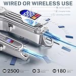 KIKIDO Hair Clippers Professional Cordless for Men, Barber Clippers for Hair Cutting Kit, Wireless LCD Display Hair Trimmers Set, Rechargeable Haircut Machine for Family (Sliver) - Image 4