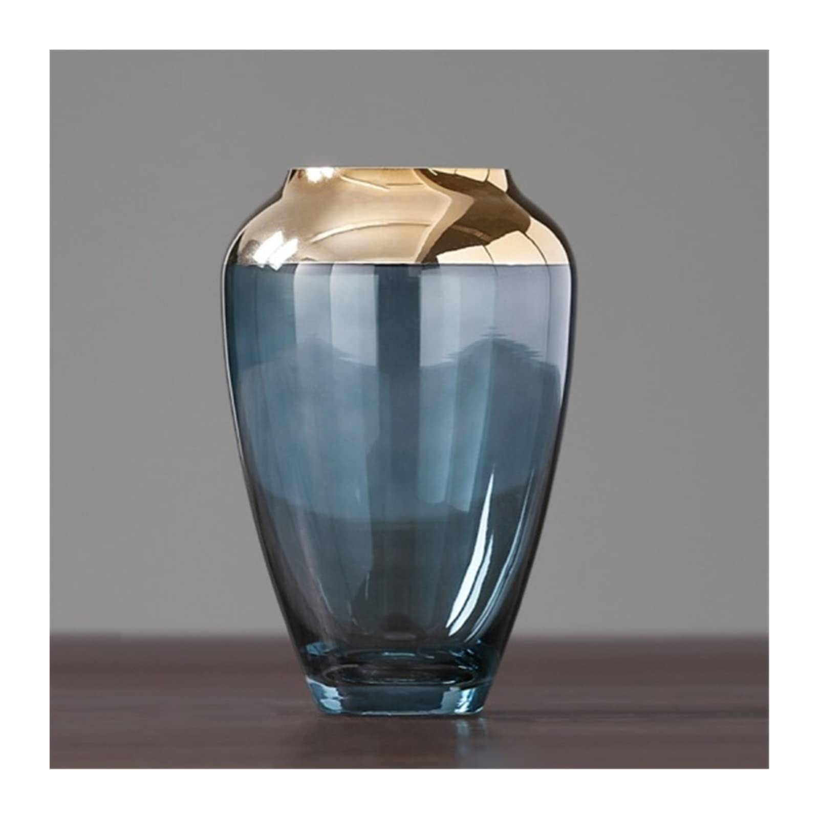 Jarrone Florero de Cristal Decorativo, Moderno, Simple, Transparente, Creativo, arreglo Floral, Muebles for el hogar y la Sala de Estar Maceta(Pequeño)