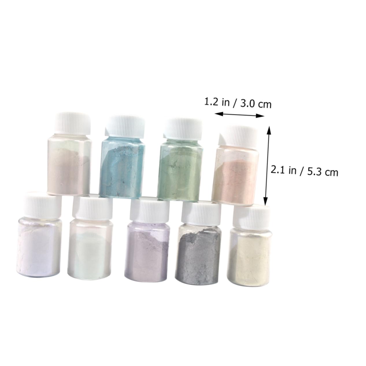 STOBOK 27stücke Teiliges Mica Pigmentpulver Set Für Kosmetik Strahlende Farben Für Seifenherstellung Badekugeln Und Kunsthandwerk Hautfreundlich Und Vielseitig Einsetzbar
