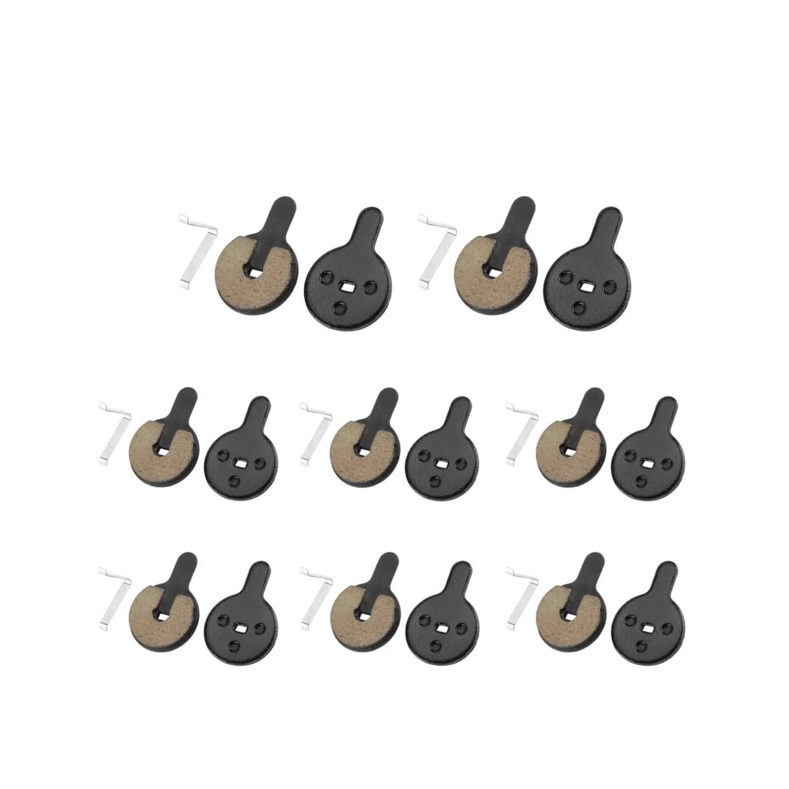 Plaquettes de Frein Semi-métalliques compatibles avec Kukirin G2 Pro G2 Max Scooter électrique VTT Plaquettes de Frein à Disque pièces de Plaquettes de Frein à Disque universelles