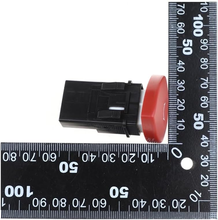 93856337 Hazard Warning Switch Red Button Compatible with Opel Vivaro Compatible with Peugeot Compatible with Renault Laguna