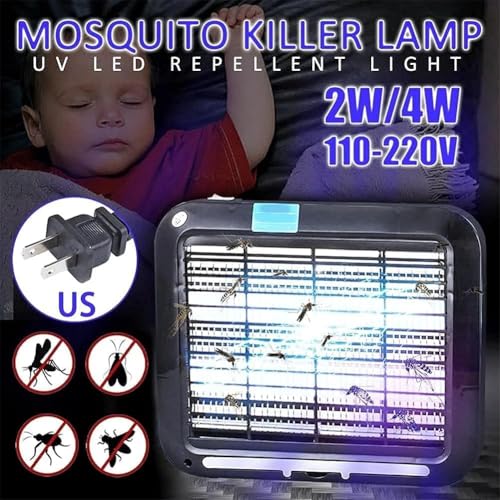 Image of Electric Mosquito Killer Lamp Insect Fly Killer Machine for Home Kitchen Kids Bedroom Eco-Friendly Indoor Outdoor Restaurants Office Bedroom LED Old Boys & Girls | Speech (SY-A202)