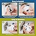 Child Safety Door Knob Cover (4 Pack) Hard-to-Remove Dual-Lock Door Handle Covers for Kids - Reusable Baby Proof Door Knob Locks - Installs Easily, No Tools Needed (White)