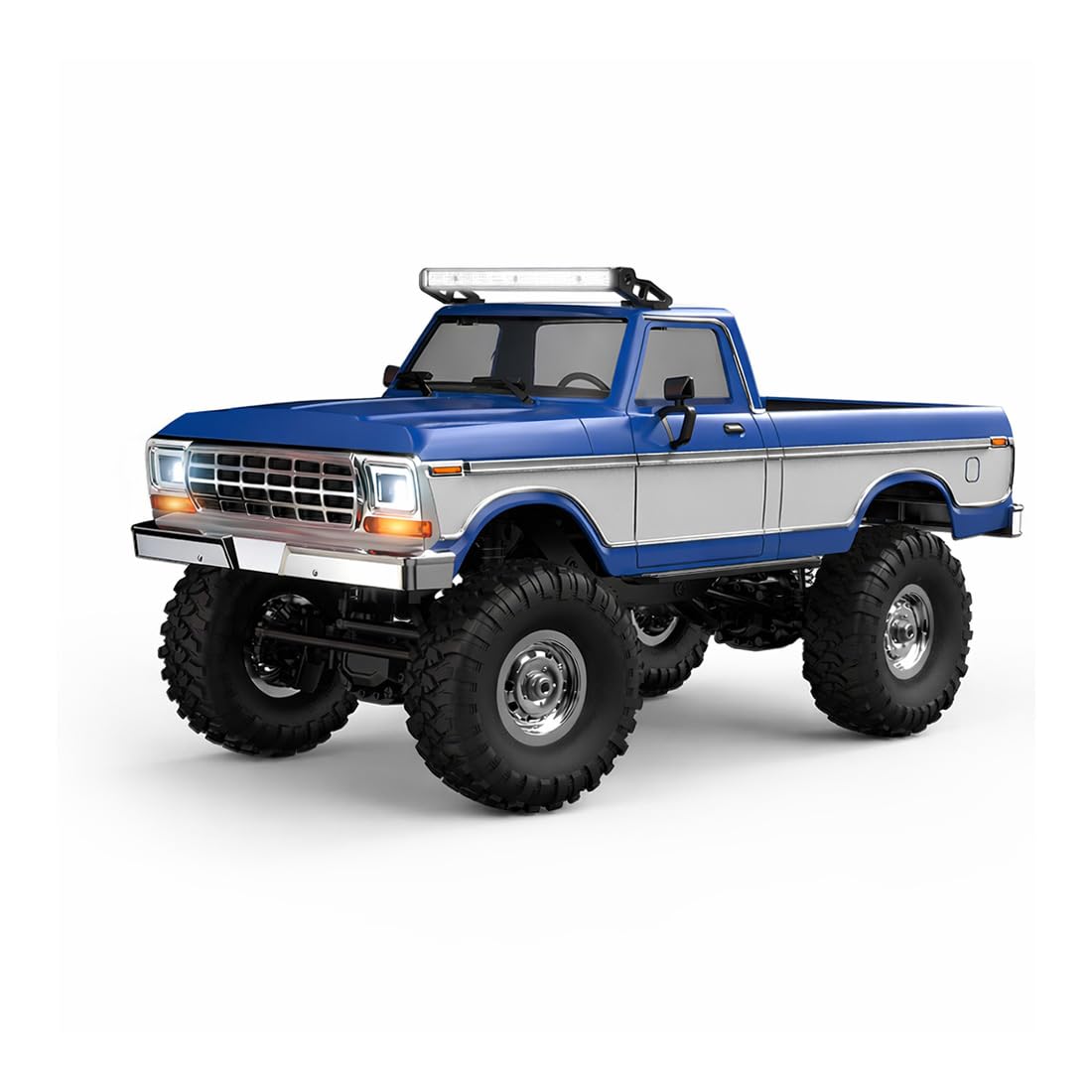 MECHIX 1/16 Scale Full Proportional RC Crawler, Pickup Truck Style Off-Road Vehicle (HB-R1612, Blue)