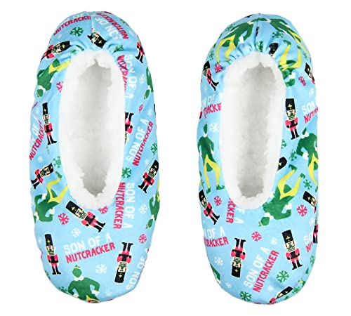 Elf Slippers Son Of A Nutcracker Buddy The Elf Slipper Socks with No-Slip Sole For Women Men2