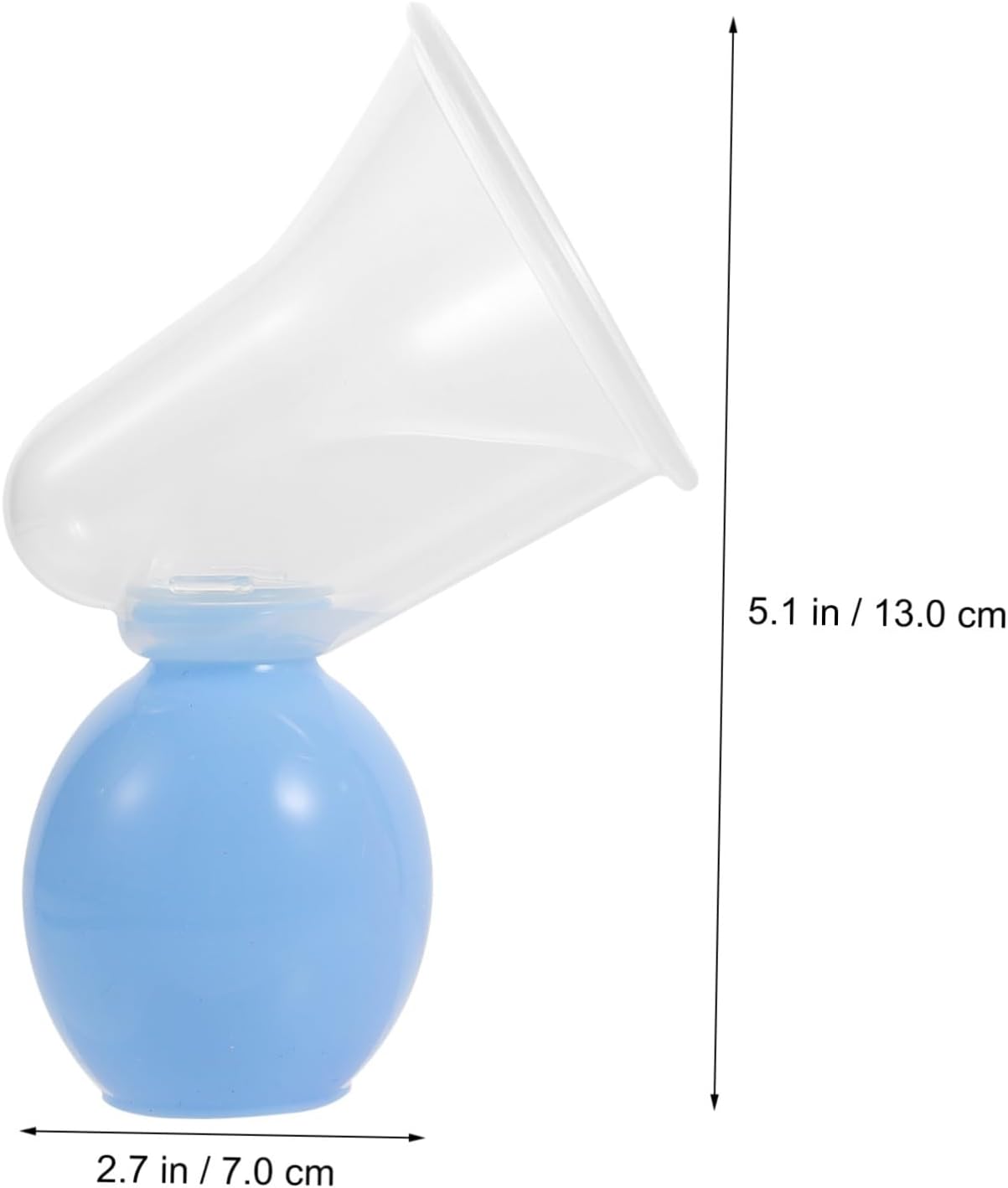 Manual Breast Pump 2pcs Portable Breastmilk Suction Tool for New Mothers Breastfeeding Aid Handheld Suction Pump for Nursing Women