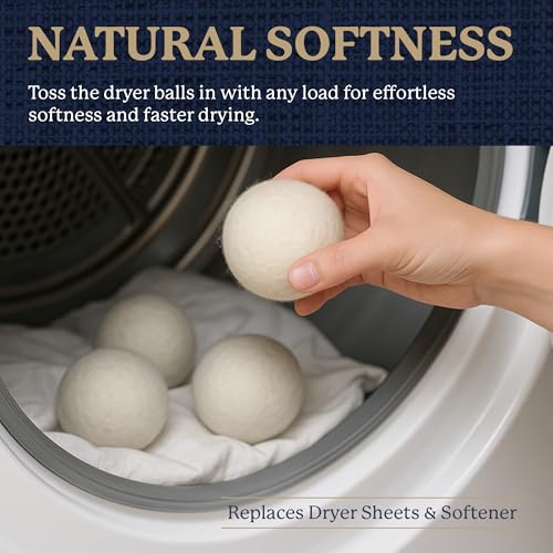 Image of Farberware Wool Dryer Balls, 4-Pack, Reusable