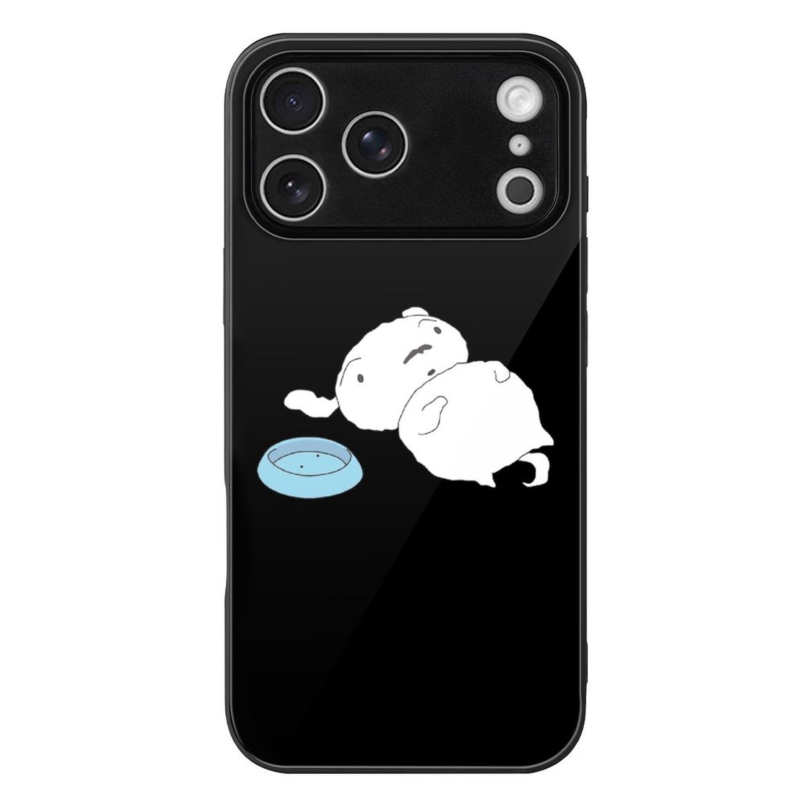 Custodia per iPhone 17 Pro Max, custodia per smartphone, antiurto, vetro temperato, guida gessata, Shiro iPhone 17 Pro Max, custodia protettiva elegante e leggera e anti-ingiallimento per Huawei 17