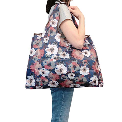 Image of allydrew Large Foldable Tote Nylon Reusable Grocery Bag