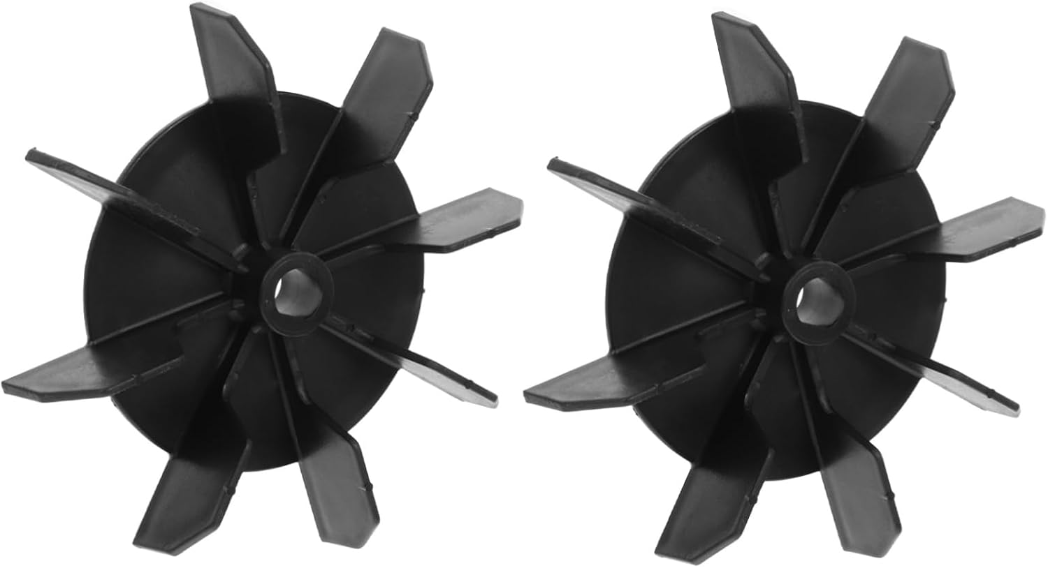 Angoily 2pcs Air Compressor Fan Blades 150mm Outer Diameter 14mm Shaft Sturdy Plastic Replacement Accessories for Motor Repair