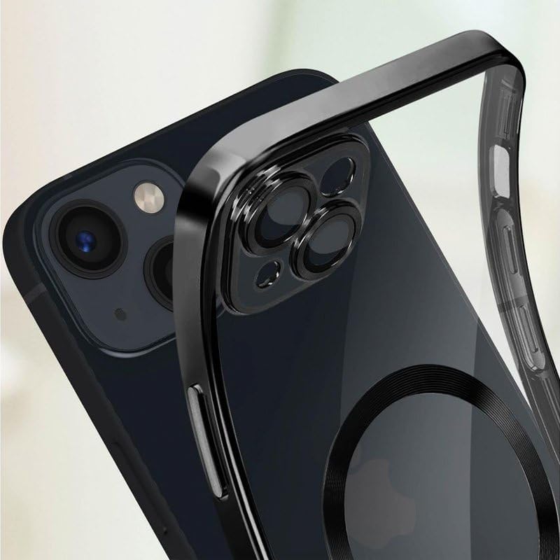 Cool Case for iPhone 15 Plus Magnetic Black Border