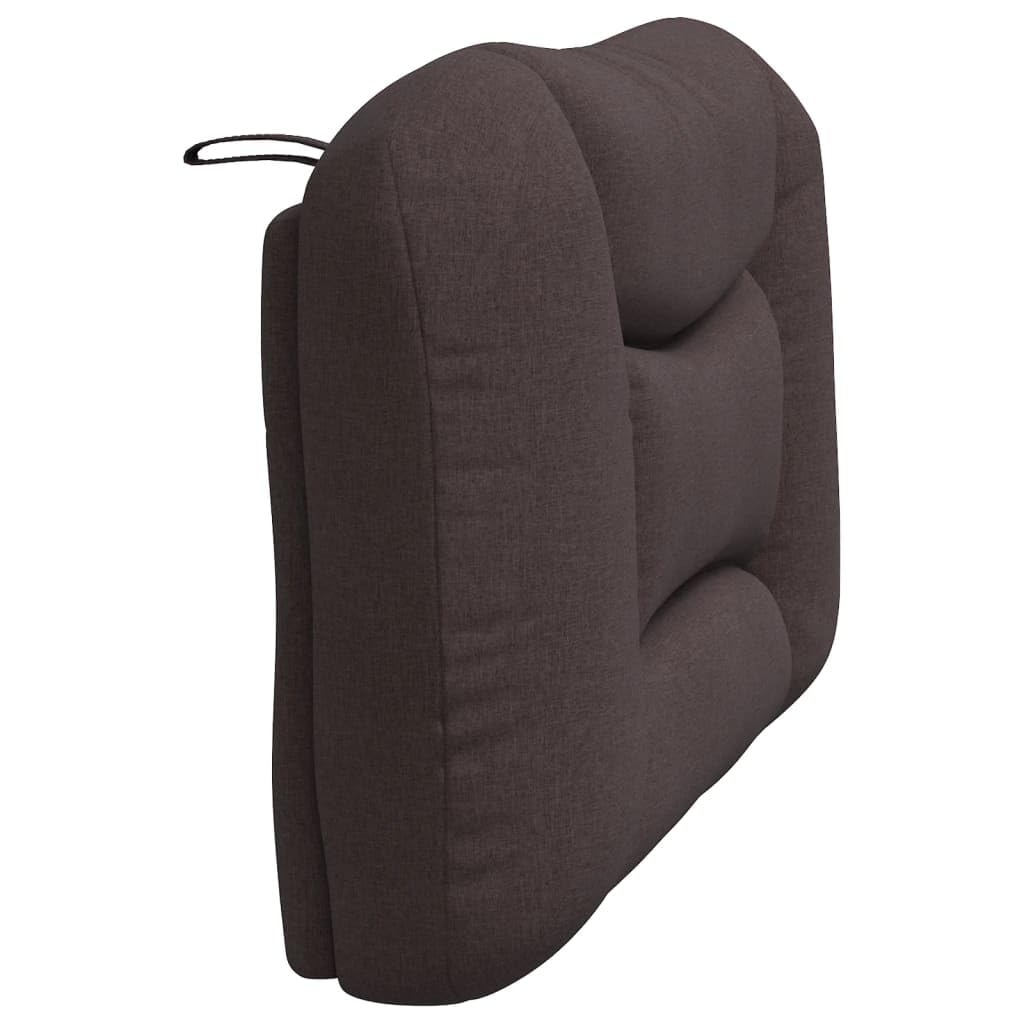 Hvar poduszka pod zagłówek, ciemnobrązowa, 100 cm, materiał do montażu na ścianie, wyściełany, miękkie oparcie do łóżka, sypialni, trwała tkanina poliestrowa