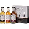 Bowmore Whisky Geschenkset Mit 12 Jahre, 15 Jahre und 18 Jahre, 3 x 50ml