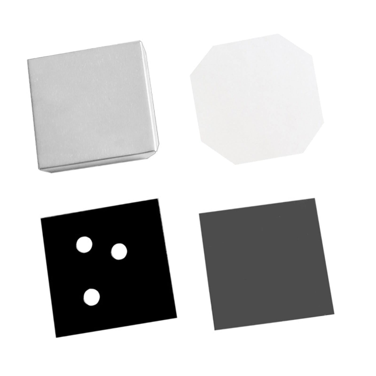 Set di Materiali Magnetici Quadrati con Ricarica per Macchina Badge, Kit per Magneti Fotografici E Accessori per Calamite da Frigo Personalizzate Acrylic/2x2in-100set