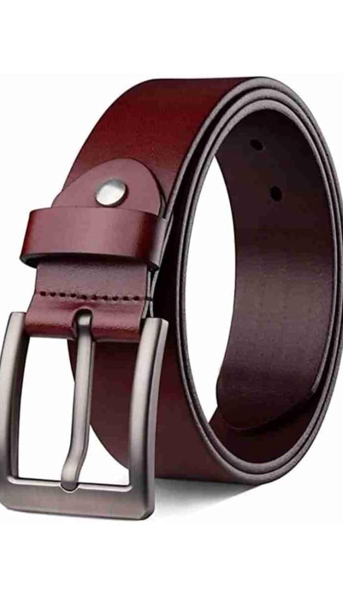 (Pack of 1 Boys Brown Artificial Leather Belt | PU Waist Belt for Men | Men Belt Leather Branded | Belts for Men-image-42