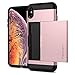 Produktbild Spigen 065CS24843 Slim Armor CS Kompatibel mit iPhone XS MAX Hülle, 2-teilige Kartenfach TPU Schicht + PC Rückschale Schutzhülle Case Rose Gold, SACS Rose Gold